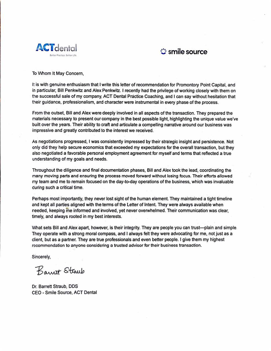 View Recommendation Letter