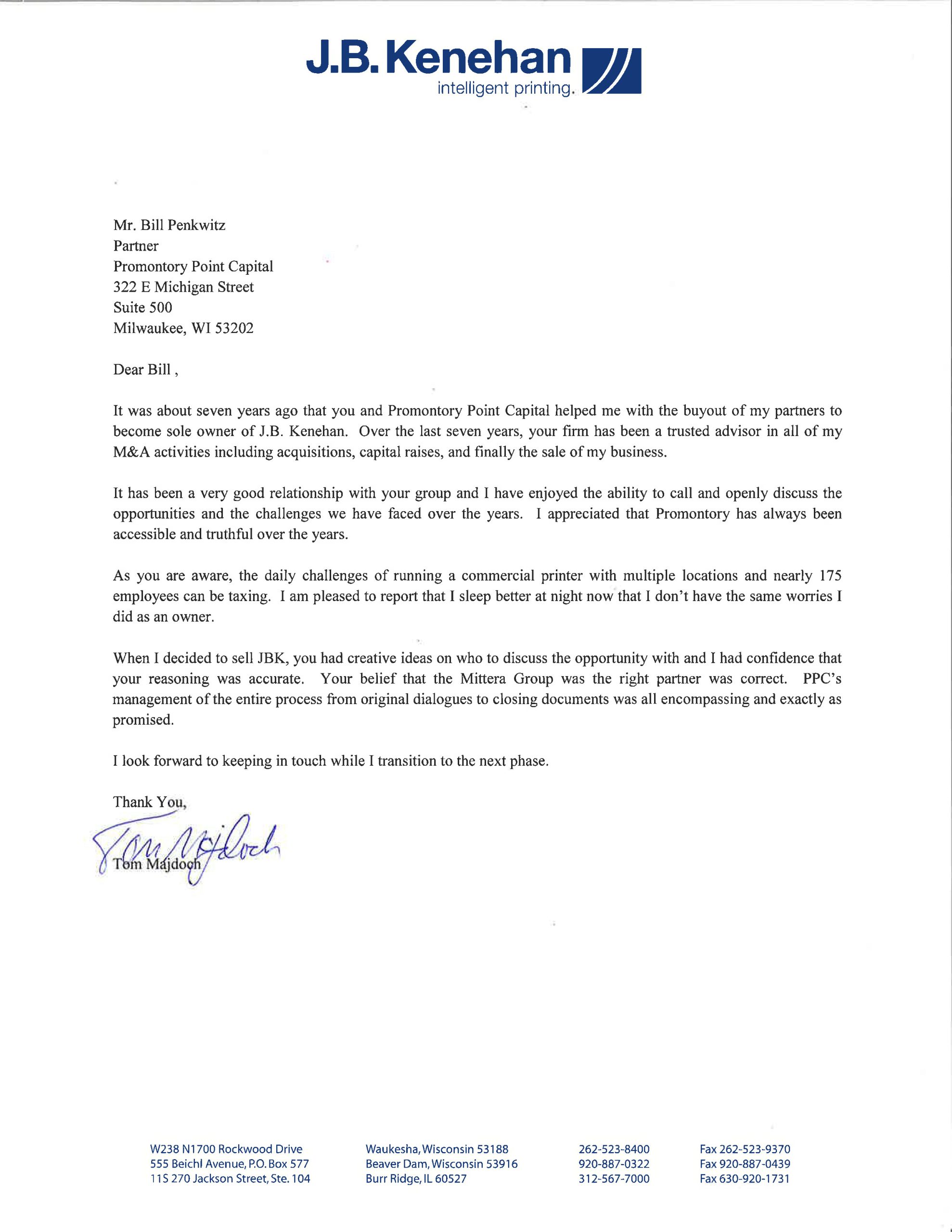 View Recommendation Letter