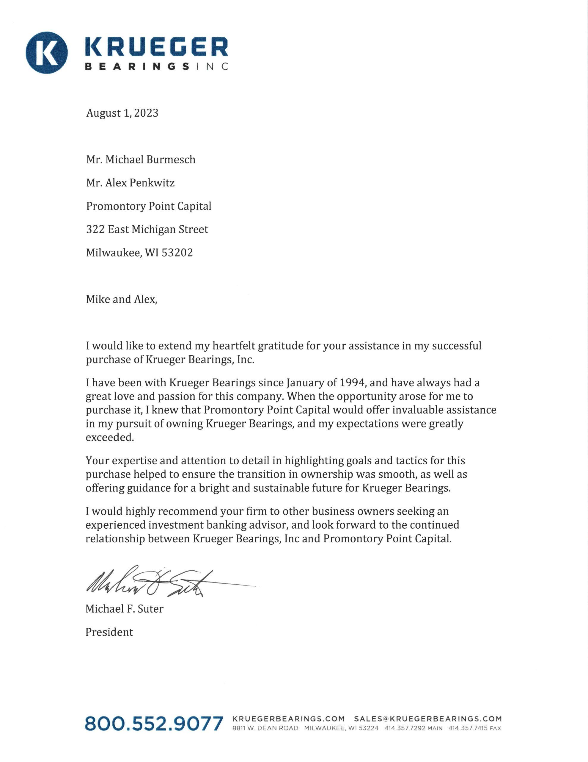 View Recommendation Letter